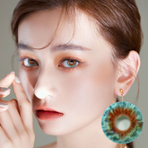 Cosplay Genshin Impact MarieAntoinette Lentes de contacto de color azul